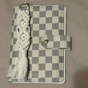 Checkered A6 Agenda Planner - Budget Binder- Journal Notebook